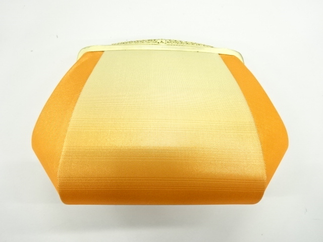  リサイクル　束ね熨斗に花模様織出し和装バッグ